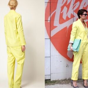 Yellow Women's Jumpsuit asos